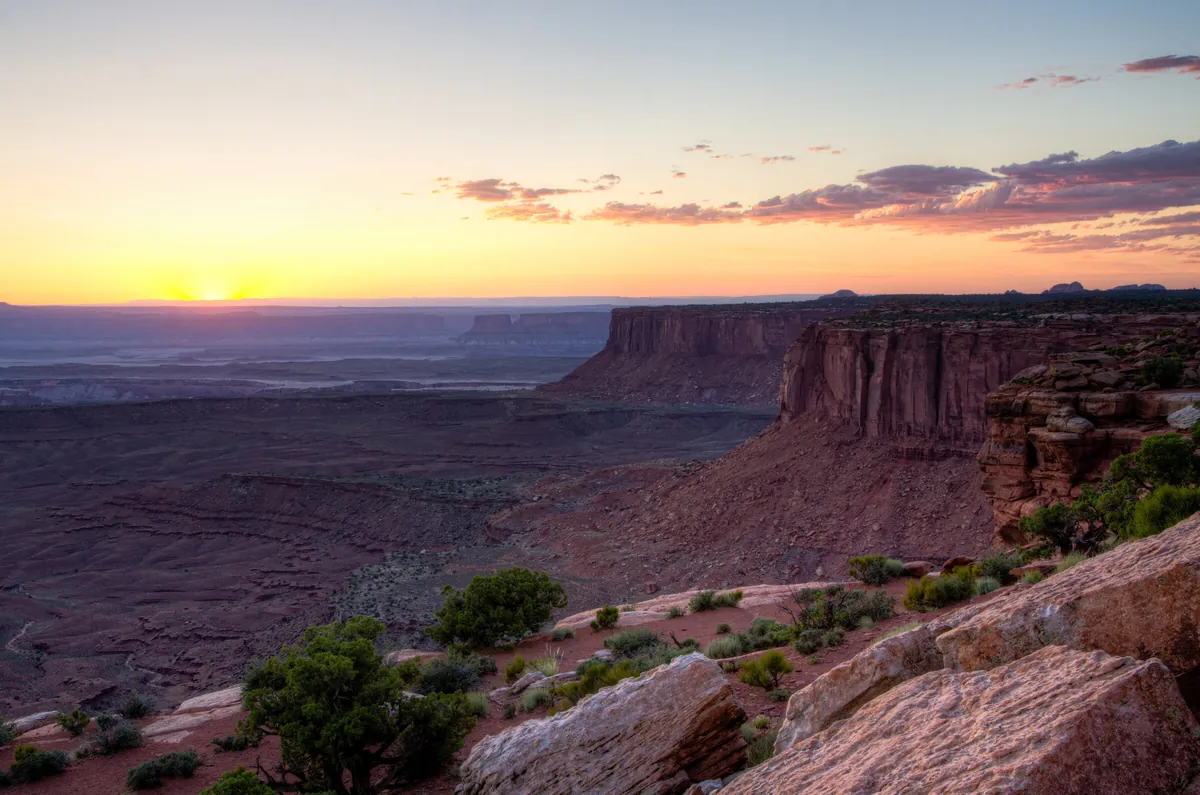 Orange Cliffs Overlook: fine art desert photograph by J Grigg