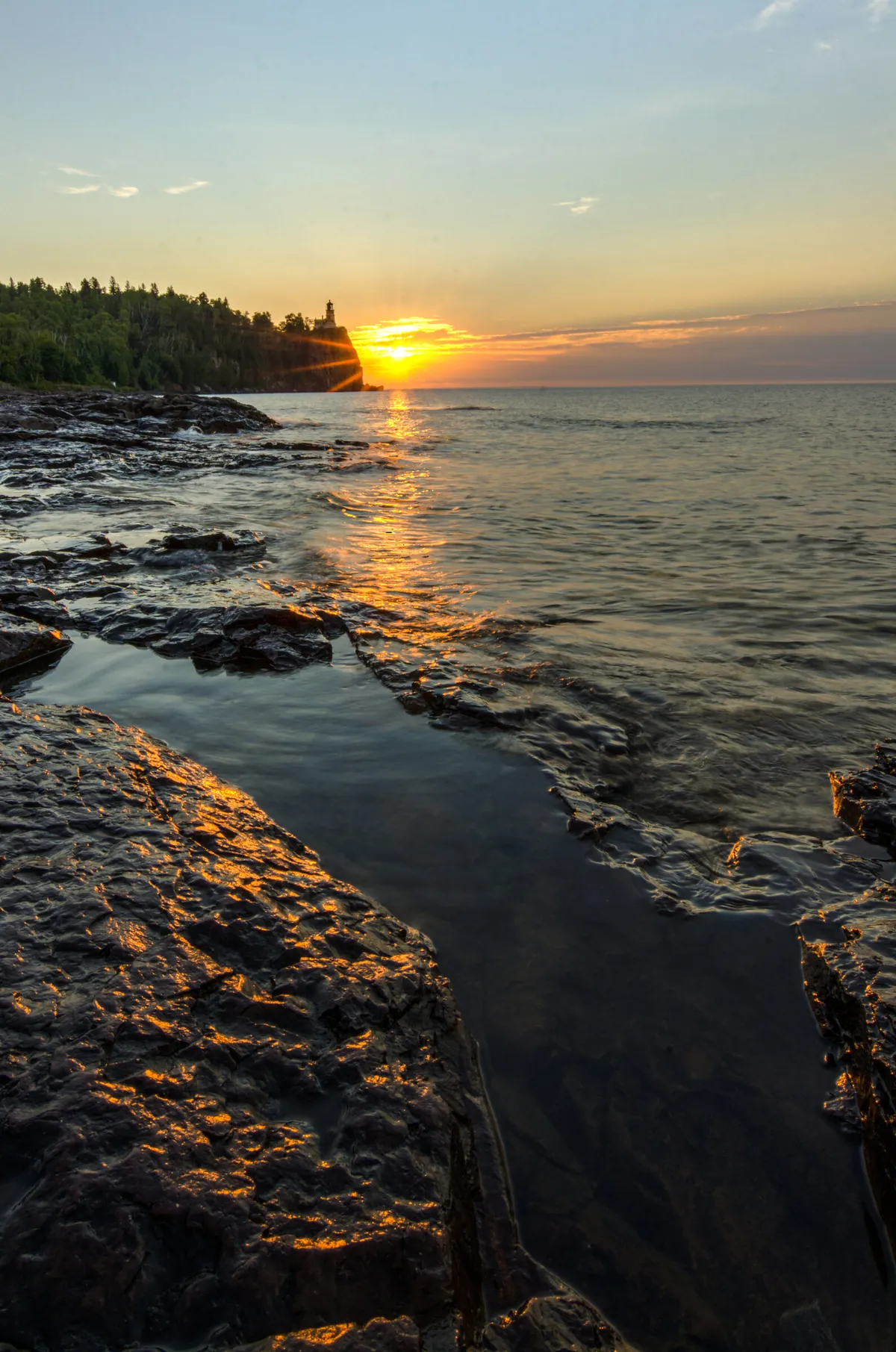 Split Rock Lighthouse: fine art lakes photograph by J Grigg