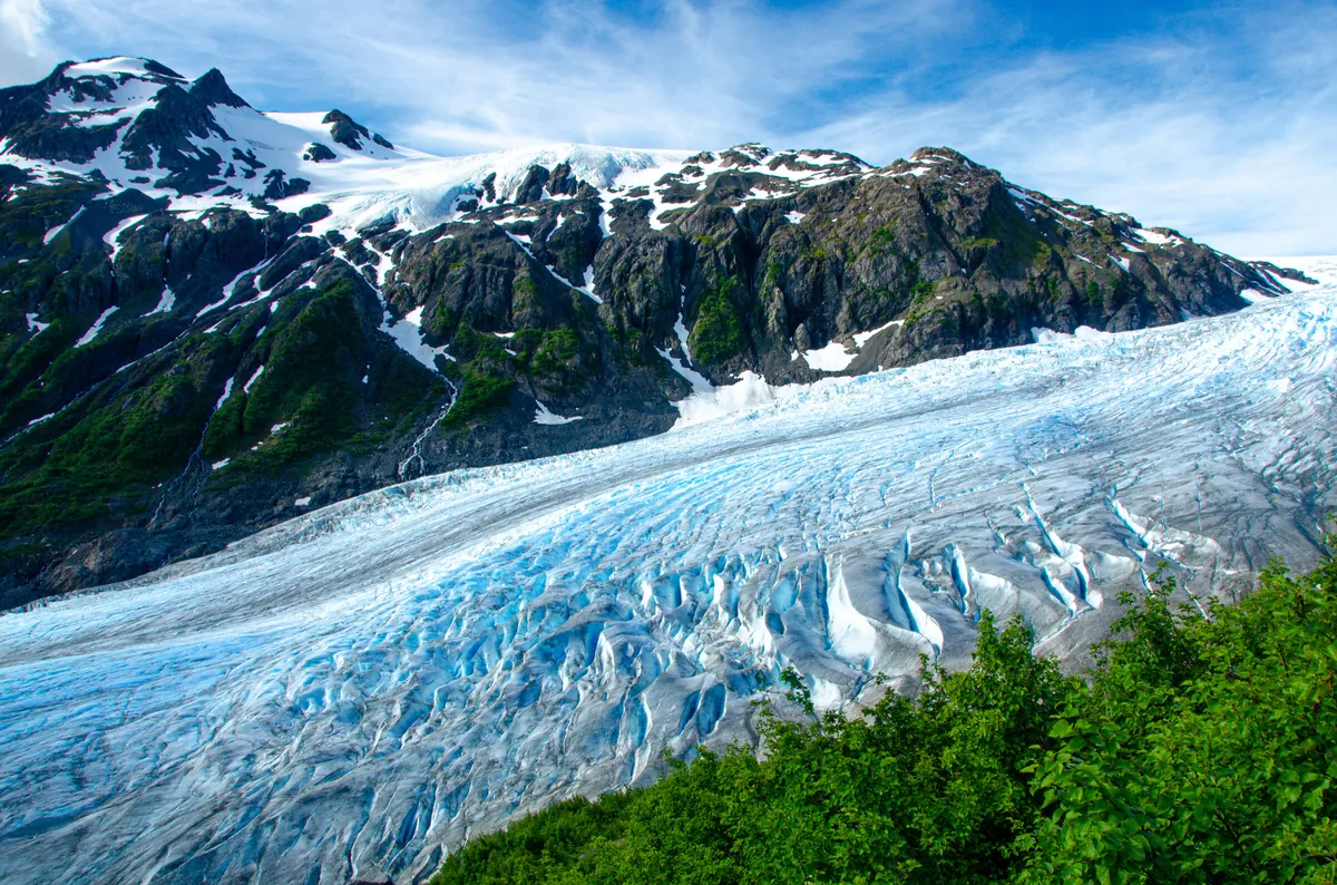 Exit Glacier: fine art mountains photograph by J Grigg