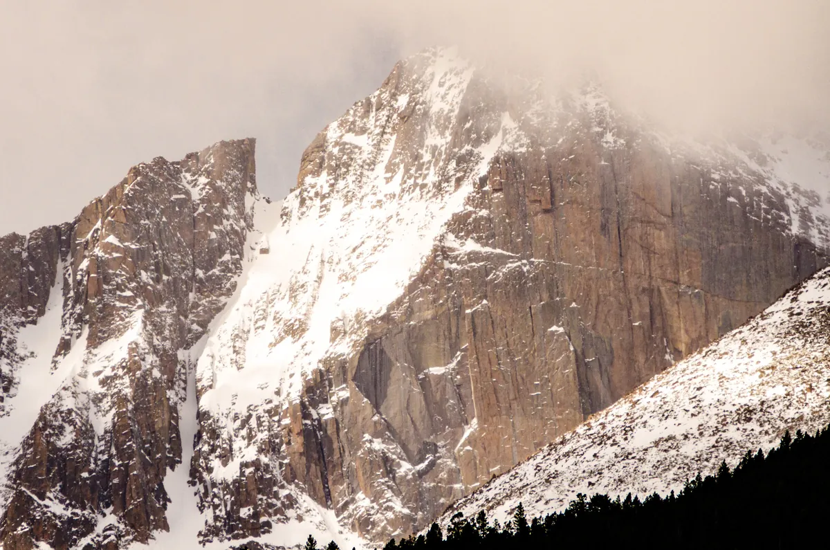 Longs Peak: fine art mountains photograph by J Grigg