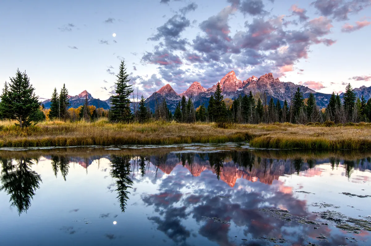 Schwabacher's Landing: fine art mountains photograph by J Grigg
