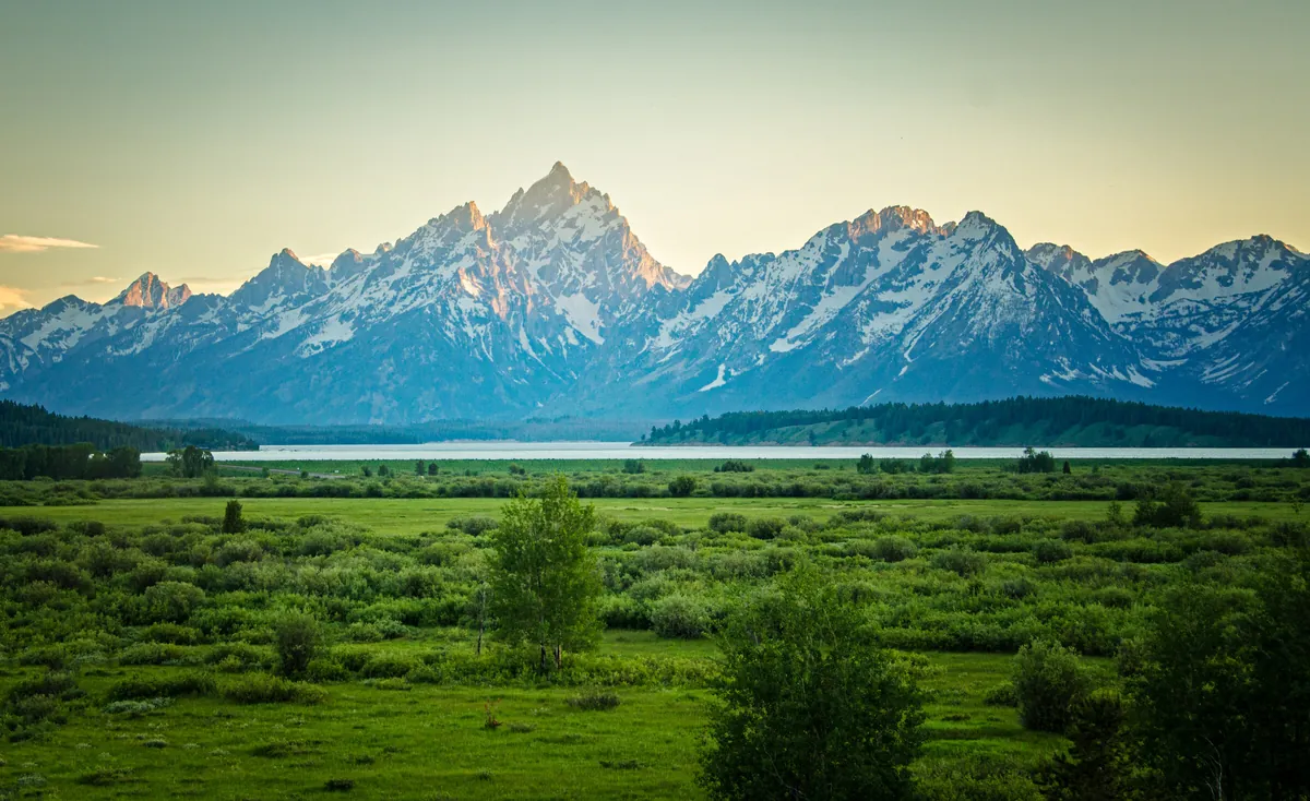 Willow Flats: fine art mountains photograph by J Grigg
