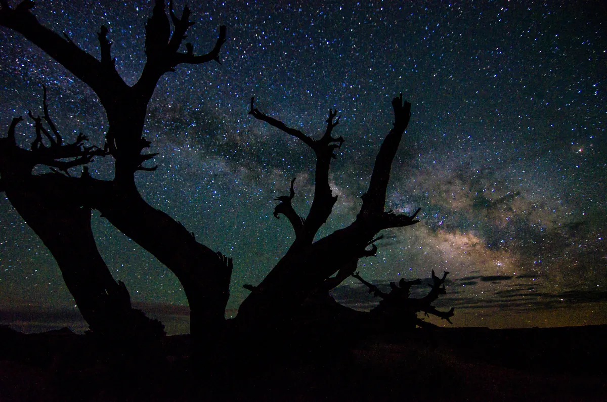 Green River Overlook: fine art night sky photograph by J Grigg
