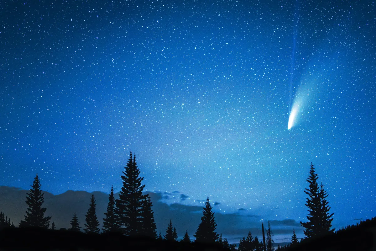 Neowise Comet: fine art night sky photograph by J Grigg