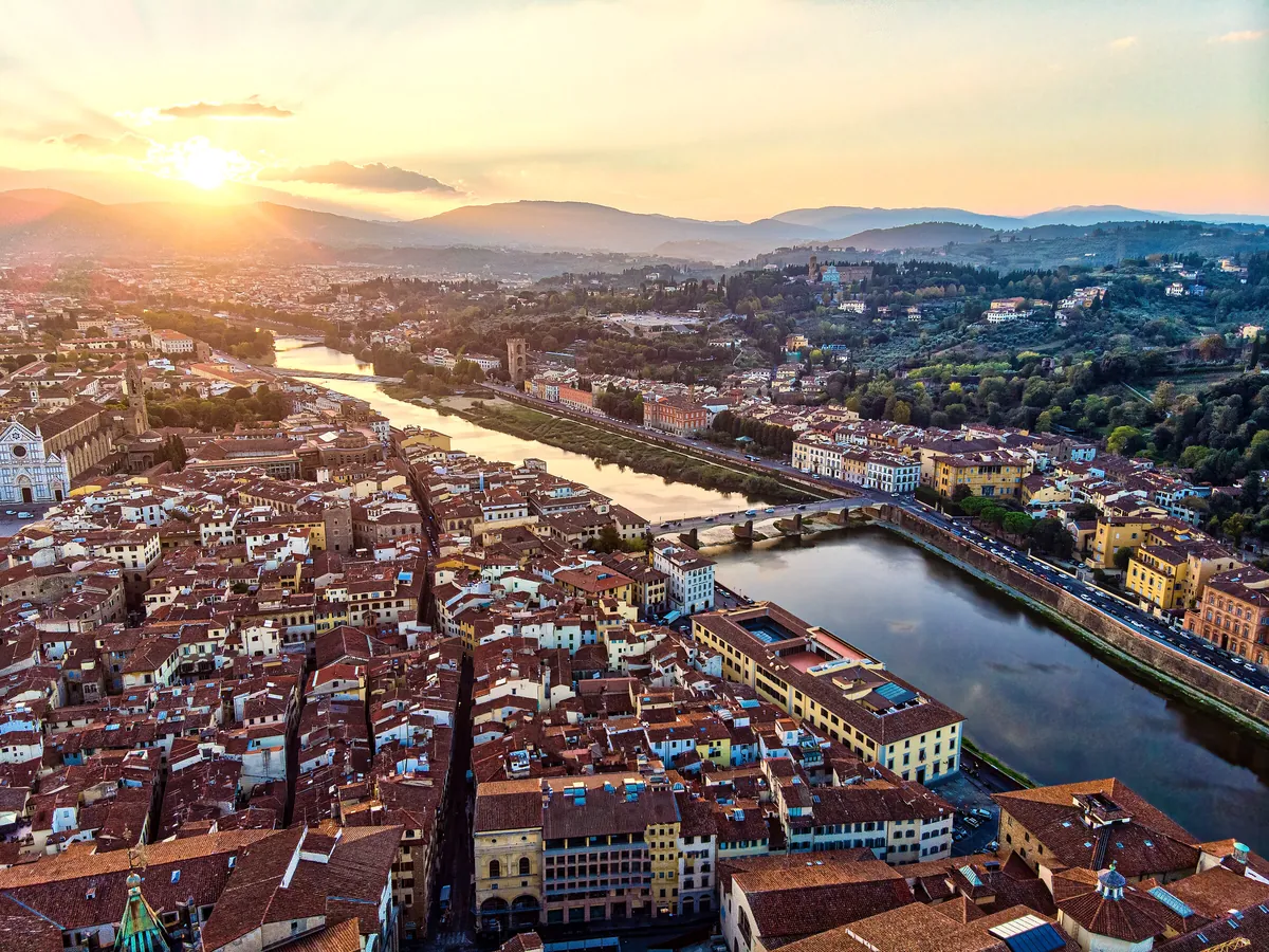 Arno River: fine art urban photograph by J Grigg
