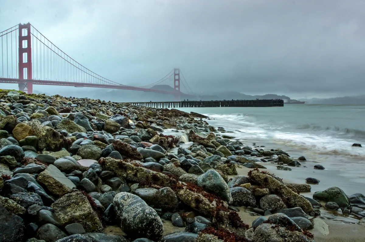 Golden Gate Fog: fine art urban photograph by J Grigg