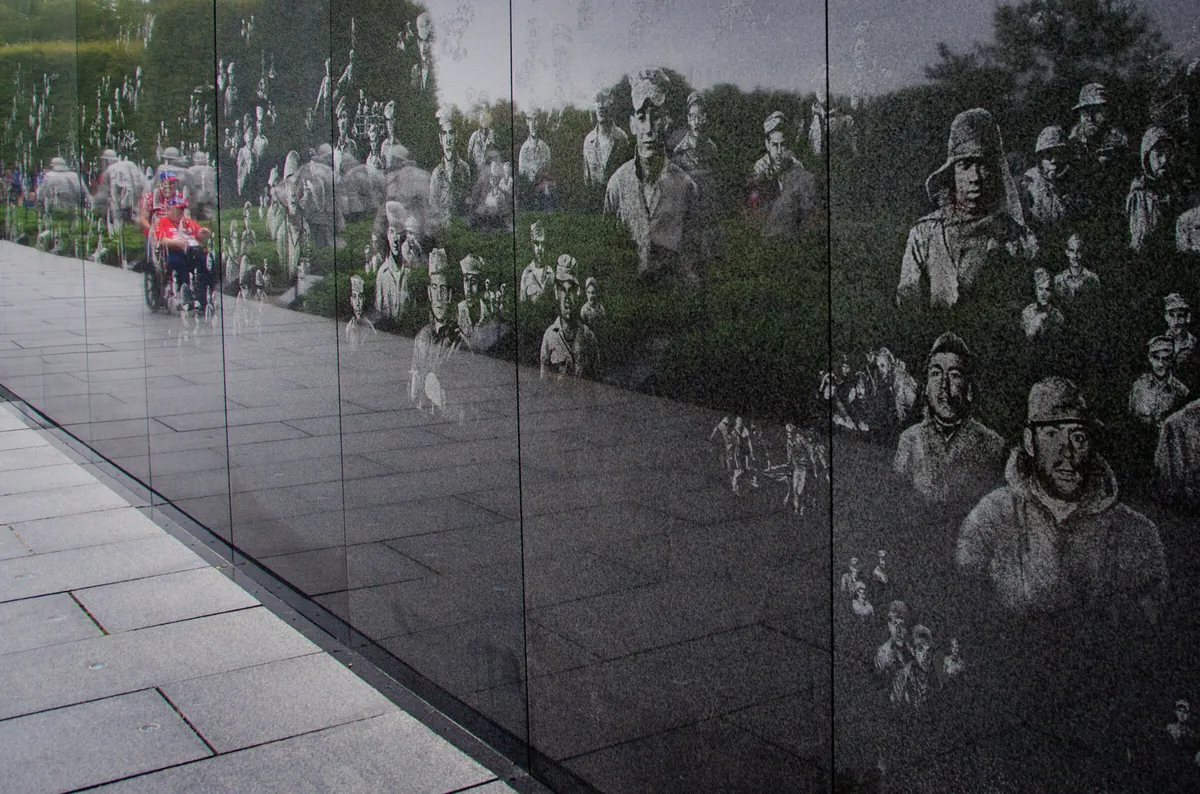 Korean War Memorial: fine art urban photograph by J Grigg
