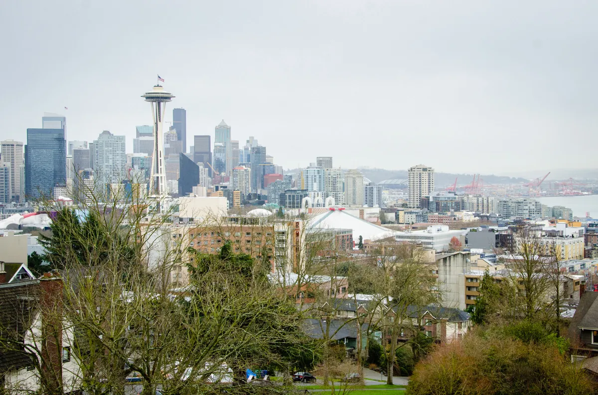 Space Needle: fine art urban photograph by J Grigg